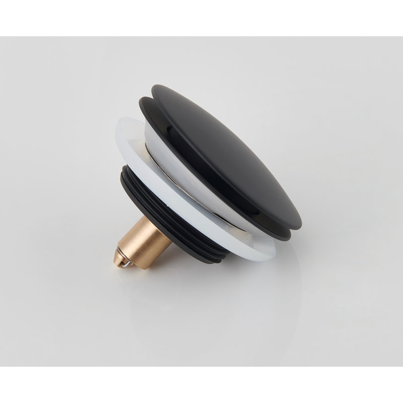 Mokleba Pop-Up Bathtub Drain Stopper Replacement Kit, Matte Black