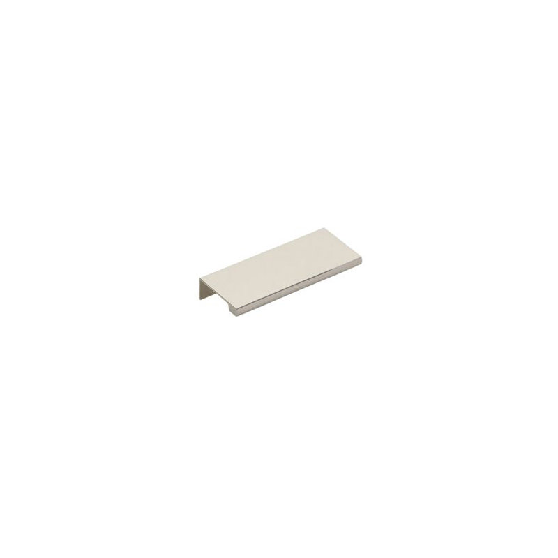 Emtek Edge Cabinet Pull, Polished Nickel, 3" Center To Center