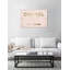 Couture Road Sign Rococo Gold Blush - reproduction d'art textuel sur toile-32289512-32411836