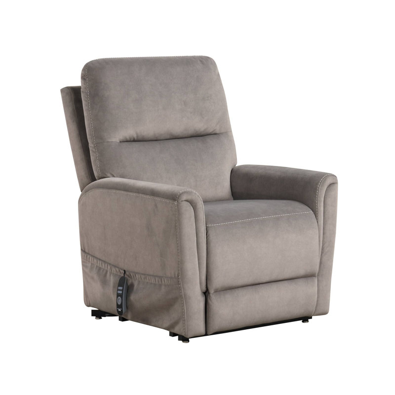 Fauteuil releveur contemporain l 33 po, gris