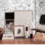 Black and White Peony Floral Wallpaper