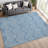 Machine Washable Indoor/Outdoor Chantille ACN2390 Geometric Rug-1834496705