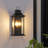 Outdoor Wall Light With Durable Metal & Clear Glass For E12 Bulb-1137266857