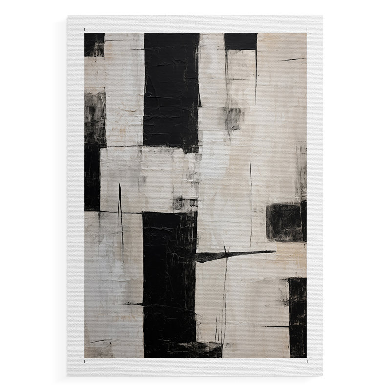 ABSTRACT Series CCGLV III - Impression sur toile seulement - NON CADRE, H 60 po x l 40 po