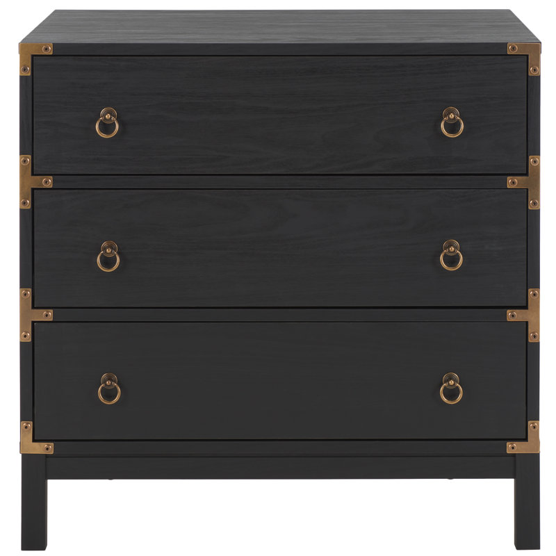Gerome Accent Chest, Black