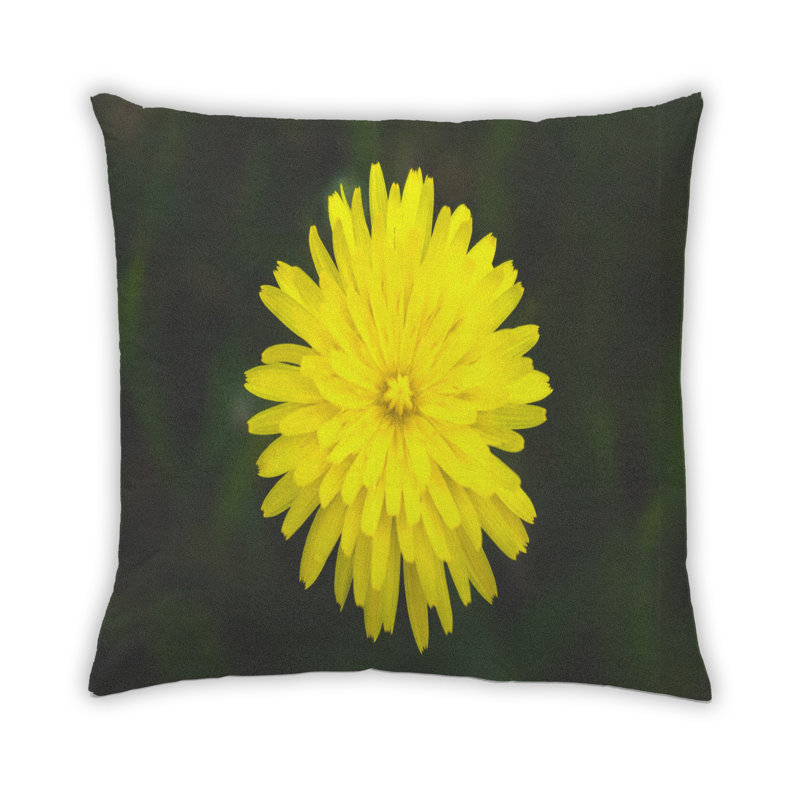 Coussin décoratif Color Focus jaune 110, Microsuède