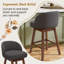 Tabouret de bar pivotant moderne rembourré Detweiler-136839862-138212821