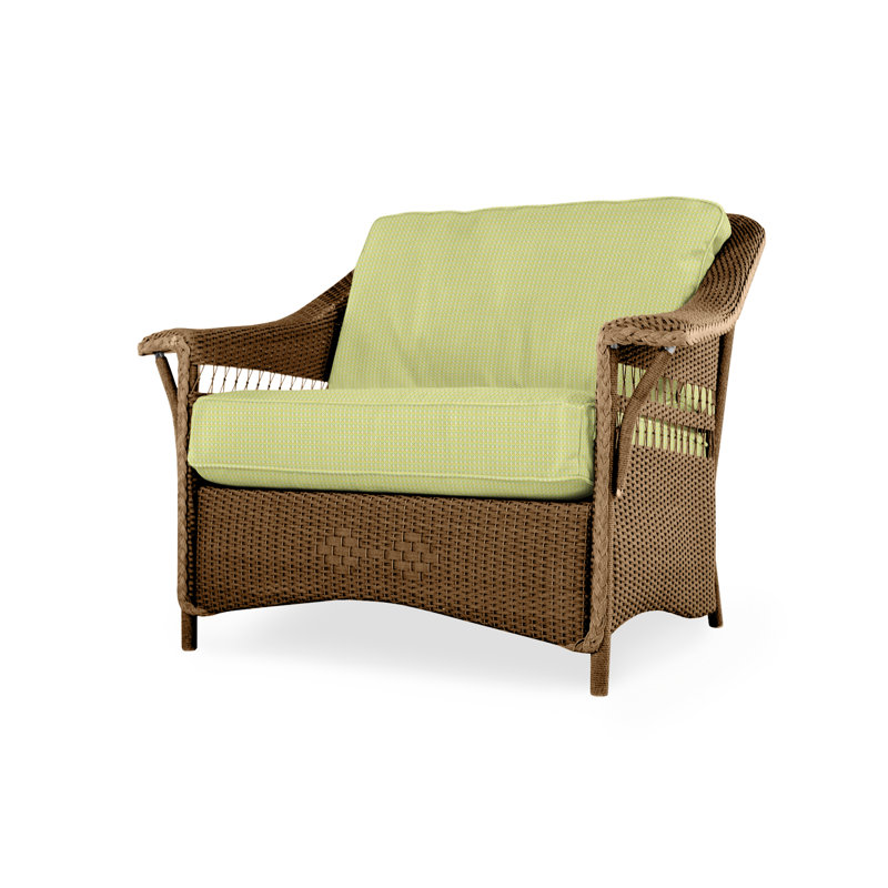 Nantucket Outdoor Lounge Chair, Plume Spring, Bark