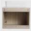Ensemble de meuble-lavabo flottant 24 po avec lavabo en céramique, meuble-lavabo mural en chêne blanc avec porte