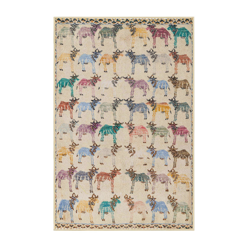 Tapis abstrait moderne Satilla 5339, Rectangle 7 pi x 10 pi