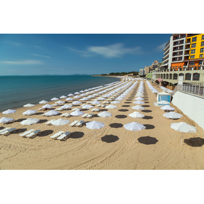 Beach Of Nessebar - Wrapped Canvas Print