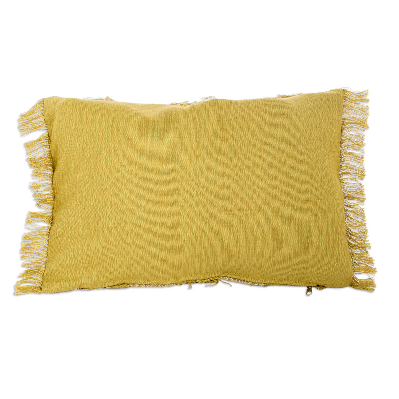 Striped Cotton Throw Pillow
