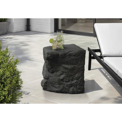 Table d'appoint d'extérieur moderne 25 "h