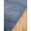 Tapis de corridor écologique en laine tissée à la main - 76 x 244 cm | Bleu Un Parfait pour le salon et la chambre-2051627596