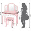 Kids Vanity Set with Mirror-1371689110