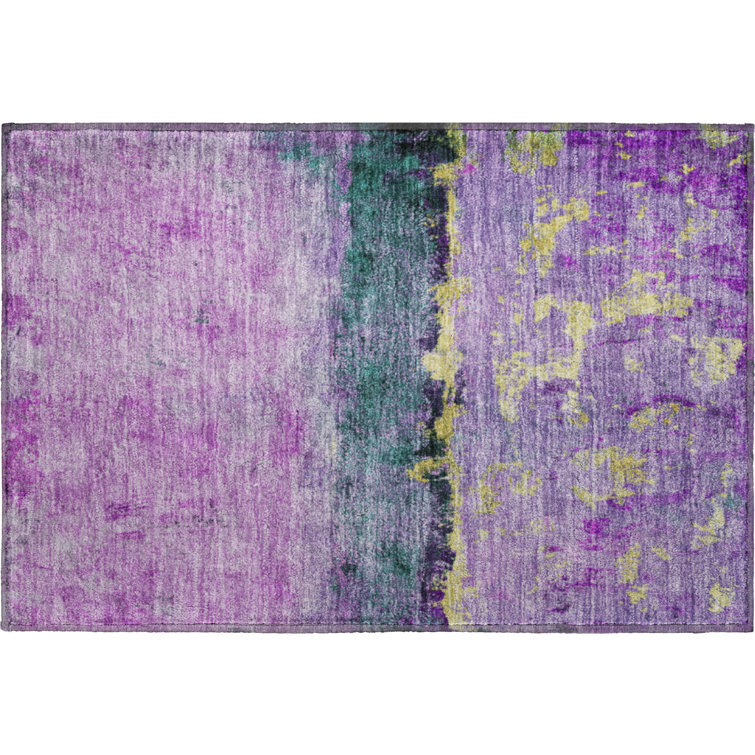 Premium Machine Washable Varroville AMF1716 Abstract Rug