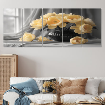 Gillispie - Peonies Canvas Wall Art Set