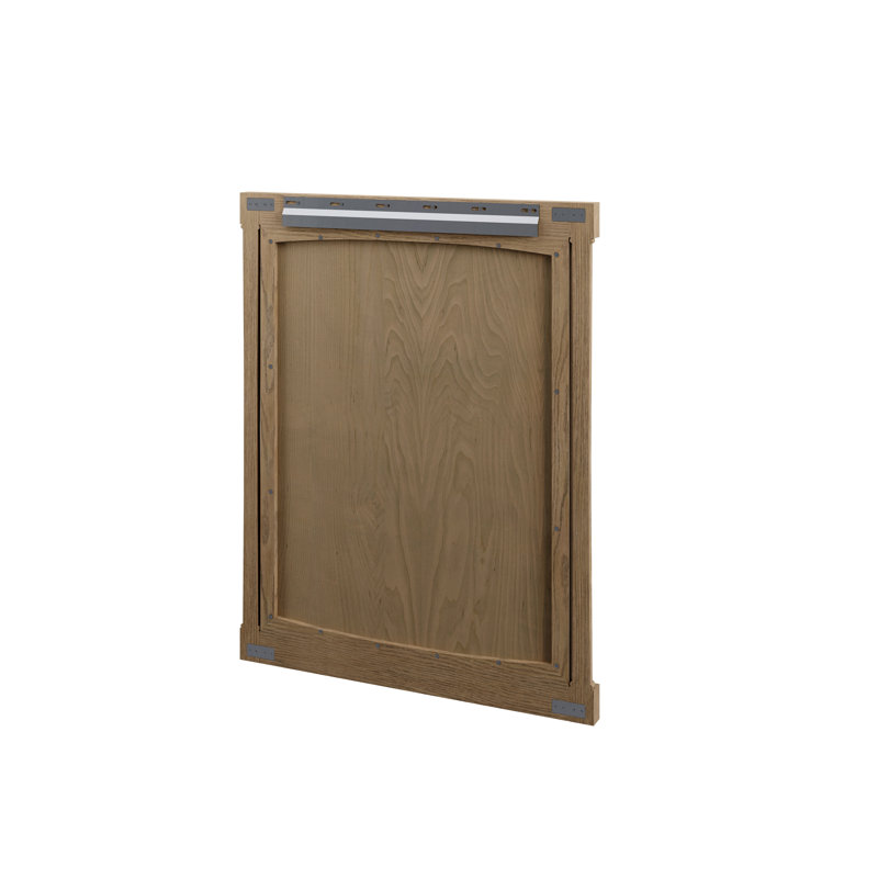 Kinnsden Mirror, 38" x 30", Weathered Oak