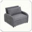 Canapé-lit convertible 3-en-1 avec coussin et poche-1331229031