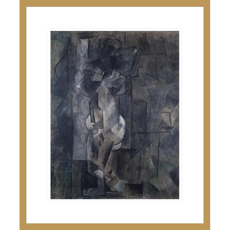«Nude figure» par Pablo Picasso, impression giclée sur cadre, H 21,43 po x l 17,75 po