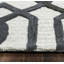 Tapis gris en laine touffeté à la main Bursaite-18102041