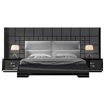 Klass 3 Piece Upholstered Bedroom Set