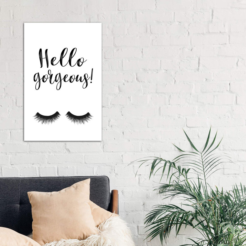 Hello Gorgeous - Wrapped Canvas Print, 101.6 cm H x 66.04 cm W x 1.91 cm D