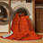 Machine Washable Solid Red Area Rug-894468