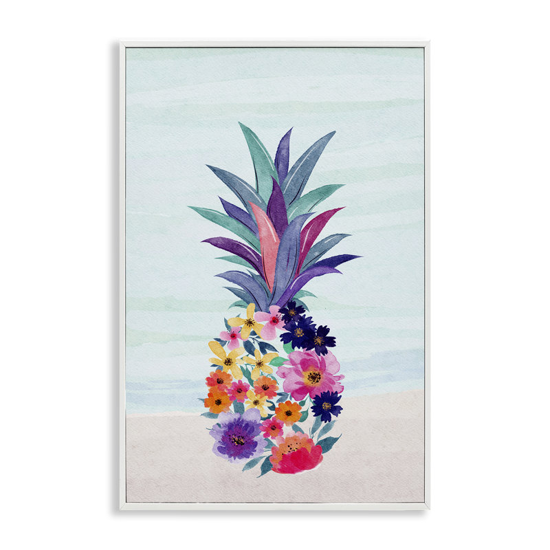 Art floral, giclée encadrée par JJ Design House LLC bk-242, Estampe numérique encadrée blanc bord de mer, H 30 po x l 20 po