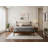 Ava Solid Wood Platform Bed with Upholstered Headboard-1923670146-1941564080