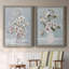 Magnolia Romance - Ensemble de 2 peintures sur toile encadrées-1128462299-1128462302