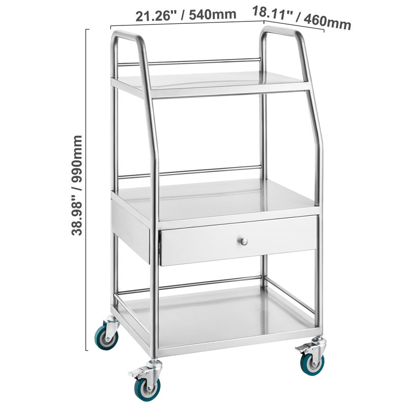 39 in. H x 21.1 in. W Utility Cart