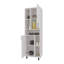 Garde-manger avec rangement ouvert et 2 portes