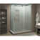 Coraline XL 52" - 56" W x 32" D x 80" H Frameless Rectangle Sliding Shower Enclosure, Frosted Glass