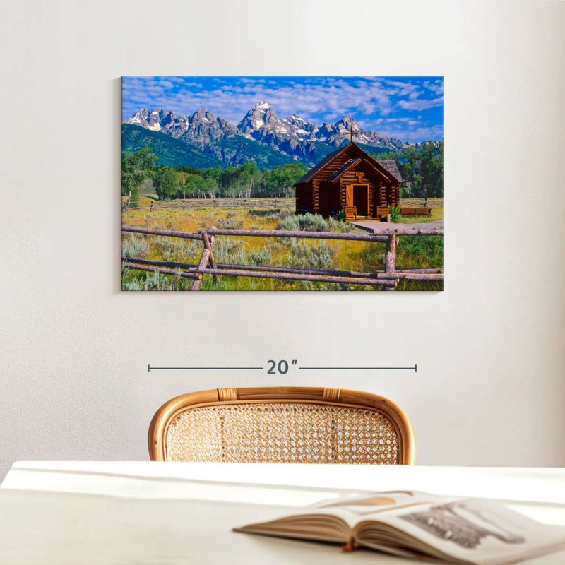 Chapelle en bois Adella Grand Teton, H 16 po x l 24 po