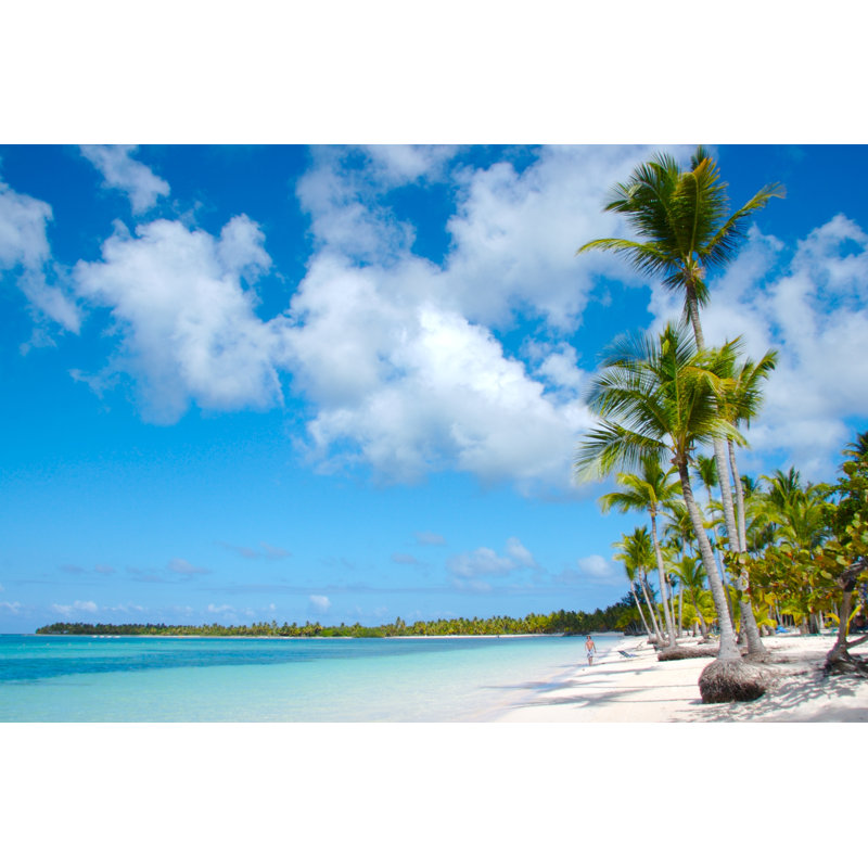 «Caribbean Beach» par Rsfatt - Photographie sur toile tendue, L 36 po x H 24 po