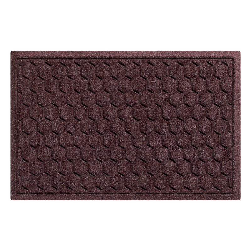 Paillasson intérieur 23 po x 35 po WaterHog Honeycomb, Bordeaux