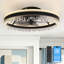 Ventilateur de plafond à DEL à intensité variable 20 po avec télécommande-129601861