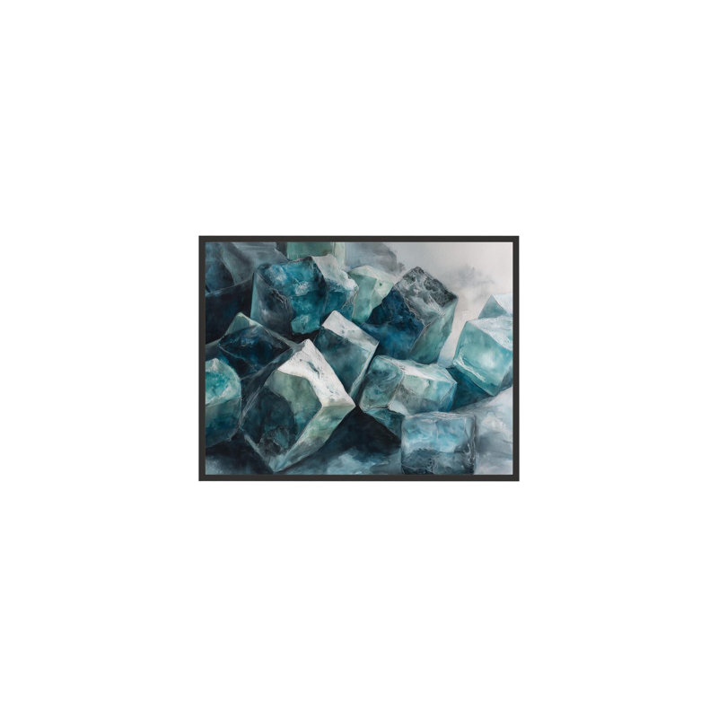 Teal Reverie, 53" H x 40" W