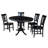 Ewalt 4 - Person Extendable Solid Wood Top Pedestal Dining Set-37573904-110915968