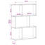 Engineered Wood Wall Shelf-685696520