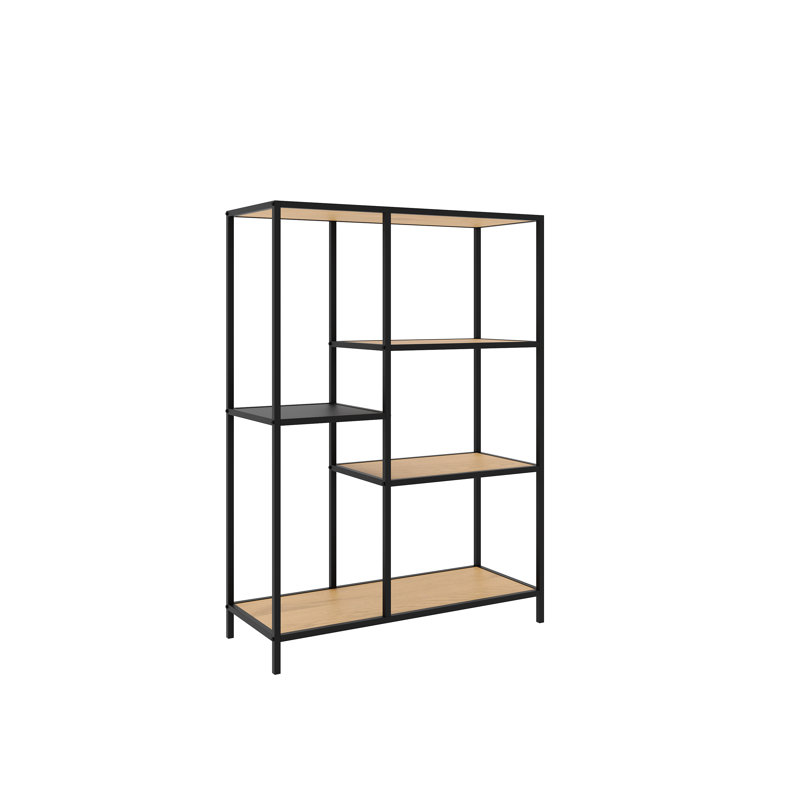 Tashanika 112cm H x 70cm W Steel Standard Bookcase