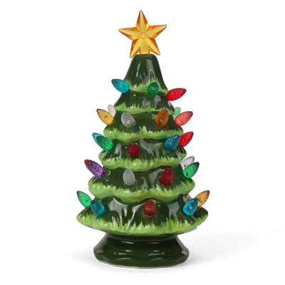 Lighted Ceramic Christmas Tree