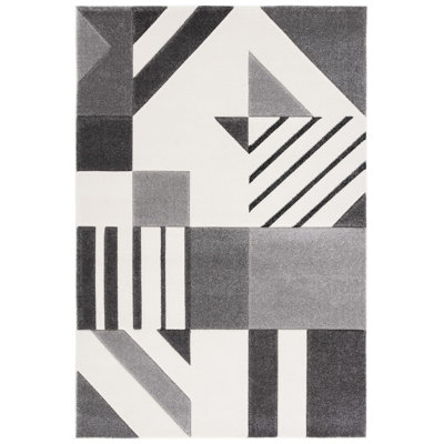 Jeromie Performance Geometric Rug