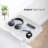 Sidekiix White Under Mattress Bedside Laptop Shelf, Adjustable 17" x 11" Tray