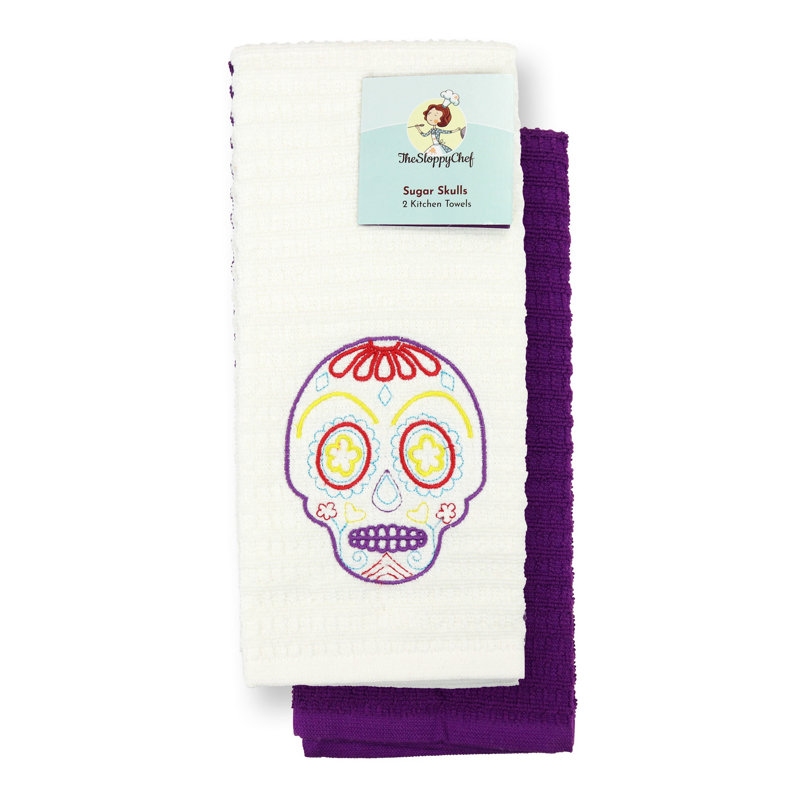 Cotton Embroidered Tea Towel Kitchen Towel