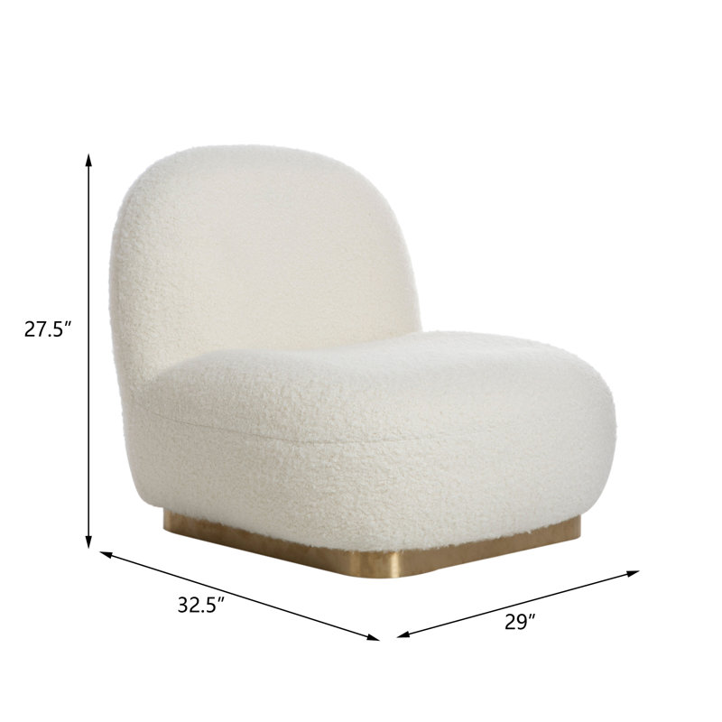 Fauteuil demi-tonneau 29,5 po Laranya