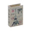 Ensemble de boîte à livres en bois beige 3 pièces paris