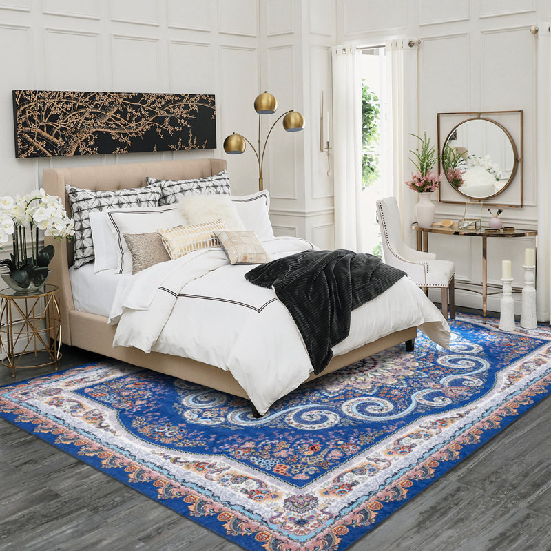 Tapis en velours perle, Rectangle 8 pi x 10 pi