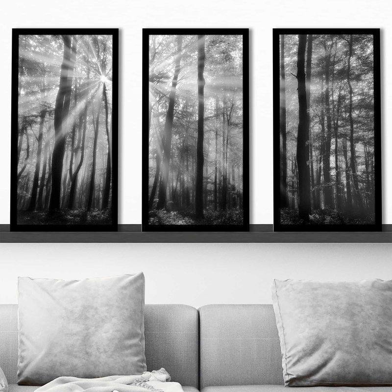Breaking Through par Irene Weisz - Photographie de cadre 3 pièces, L 40,5 po x H 25,5 po x P 1 po